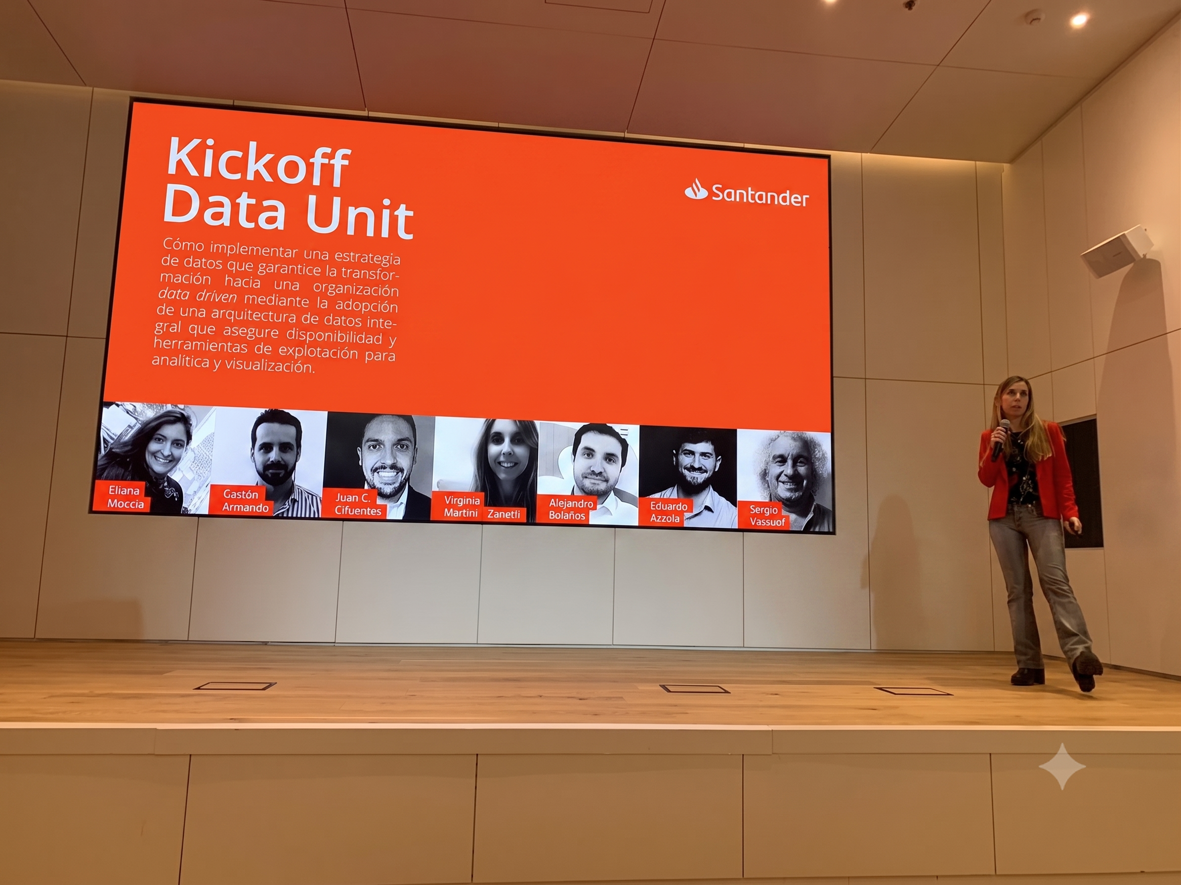 Lanzamiento Data Unit Santander Argentina 2019